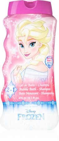 Disney Frozen 2 Bubble Bath & Shampoo sprchový gel a šampon 2 v 1 pro děti