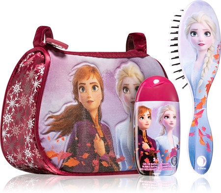 Disney Frozen Bubble Bath & Shampoo and Hairbrush dárková sada pro děti