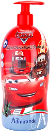 EP Line Cars 2 habfürdő és tusfürdő gél 2 in 1 gyermekeknek