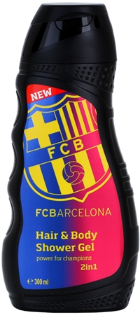 EP Line FC Barcelona gel de ducha y champú 2en1
