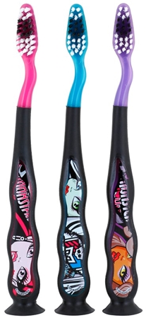 EP Line Monster High escova de dentes para crianças 3 pçs