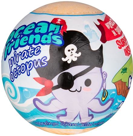 EP Line Ocean Friends šumivá koule do koupele s figurkou