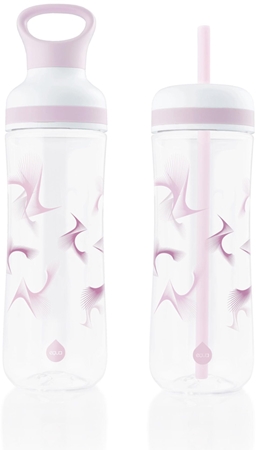 Equa Flow 2in1 Wasserflasche mit Strohhalm