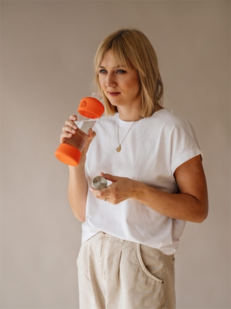 Equa Active glass water bottle