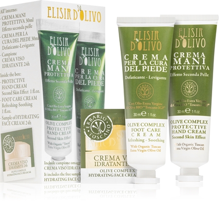 Erbario Toscano Elisir D'Olivo Geschenkset (Für Hände und Füße)