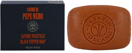 Erbario Toscano Cuore di Pepe Nero Szilárd szappan hidratáló hatással