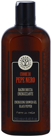 Erbario Toscano Black Pepper energiespendendes Duschgel