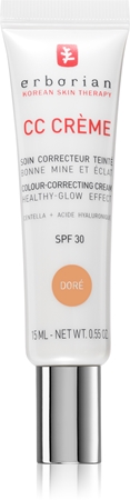Erborian CC Crème Centella Asiatica crema CC para unificar el tono de la piel SPF 30