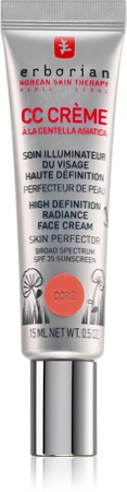 Erborian CC Crème Centella Asiatica освітлюючий крем для рівномірного тону шкіри SPF25 маленька упаковка