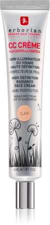 Erborian CC Crème Centella Asiatica Hudperfektionerende radiant ansigtscreme med SPF 25 Stor pakke