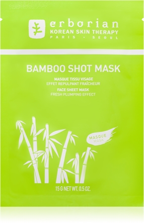 Erborian Bamboo vyživující plátýnková maska s hydratačním účinkem
