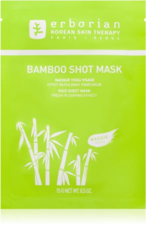 Erborian Bamboo Máscara em folha com efeito nutritivo com efeito hidratante
