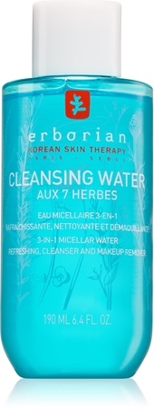 Erborian 7 Herbs Cleansing Water água micelar de limpeza 3 em 1