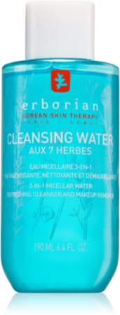 Erborian 7 Herbs Cleansing Water micelární čisticí voda 3 v 1