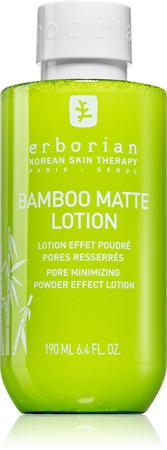Erborian Bamboo face lotion to tighten pores and mattify the skin