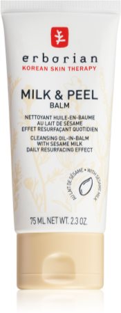 Erborian Milk & Peel Balsam zum Abschminken und Reinigen für klare und glatte Haut