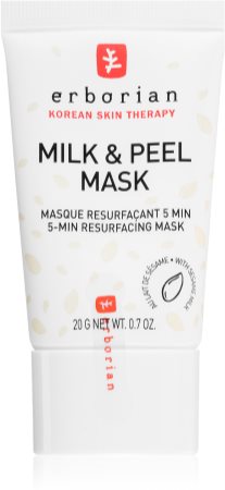 Erborian Milk & Peel masca pentru exfoliere pentru strălucirea și netezirea pielii