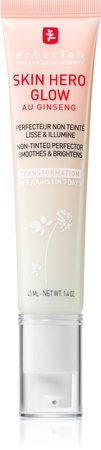 Erborian Skin Hero Glow Non-tinted Perfector Lichte Gezichtscrème voor Hydratatie en Stralende Huid
