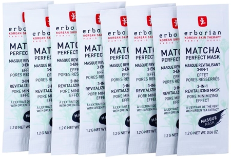 Erborian Detox Matcha Perfect Mask mascarilla revitalizante para suavizar los poros 3 en 1
