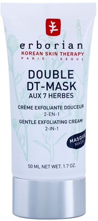 Erborian Detox Double DT-Mask 7 Herbs crème exfoliante douce 2 en 1