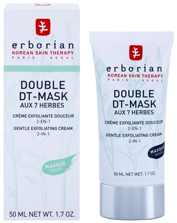 Erborian Detox Double DT-Mask 7 Herbs crème exfoliante douce 2 en 1