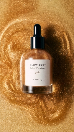 Esotiq Glow Dust Julia Wieniawa Körperöl mit Glitzerteilchen