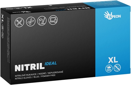 Espeon Nitril Ideal Blue gants en nitrile non poudrés