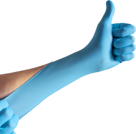 Espeon Nitril Ideal Blue gants en nitrile non poudrés