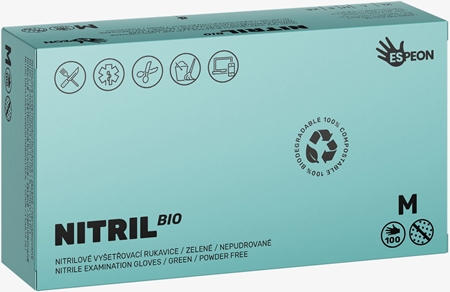Espeon Nitril BIO Green nitrile powder-free gloves