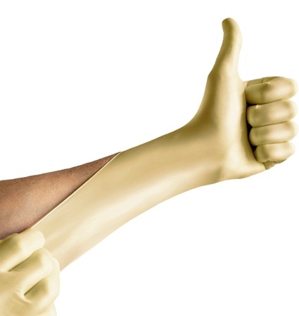 Espeon Nitril Sparkle Pearlescent Gold gants non poudrés en nitrile