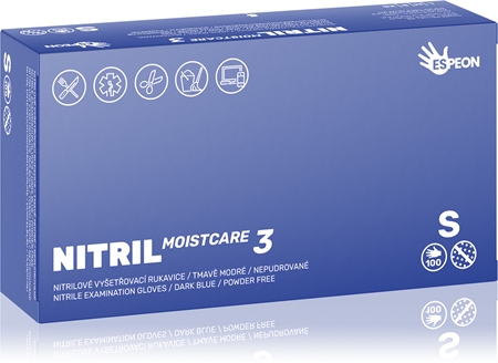 Espeon Nitril Moistcare3 Dark Blue puudrita nitriilkindad niisutava toimega