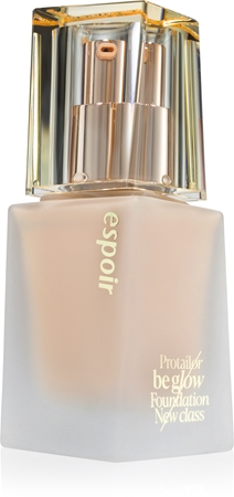 espoir Pro Tailor Foundation Be Glow Hydrating Foundation with a brightening effect