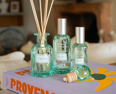 Esprit Provence Thé Vert diffusore di aromi con ricarica da appendere