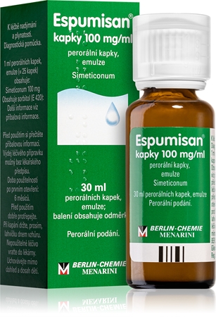 Espumisan Espumisan 100mg/ml kapky pro regulaci střevních plynů