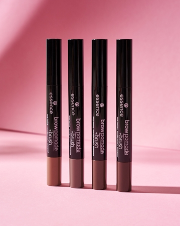 essence Brow Pomade + Brush fix na obočí s kartáčkem