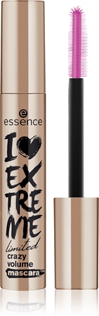 essence The Glowing Golds I Love Extreme máscara voluminizadora de pestañas
