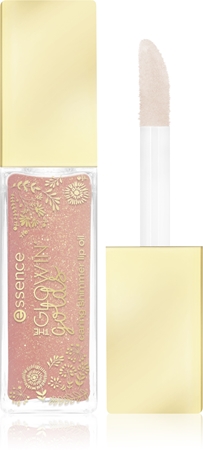 essence The Glowing Golds Pflegender Lipgloss mit Glitzerteilchen