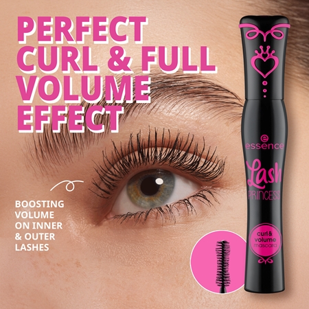 essence Lash PRINCESS řasenka pro objem a natočení řas