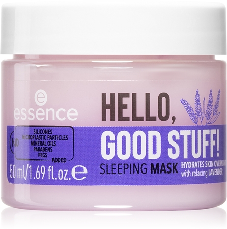 essence Hello, Good Stuff! masque de nuit hydratant