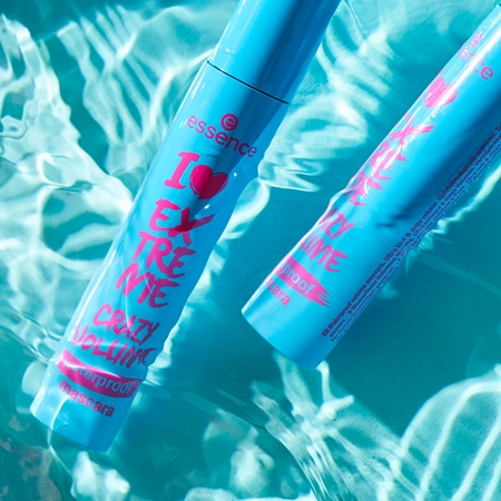 essence I LOVE EXTREME CRAZY VOLUME vandeniui atsparus apimties suteikiantis blakstienų tušas