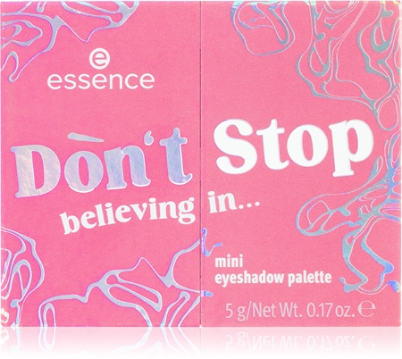 essence Don't Stop believing in... palette de fards à paupières mini