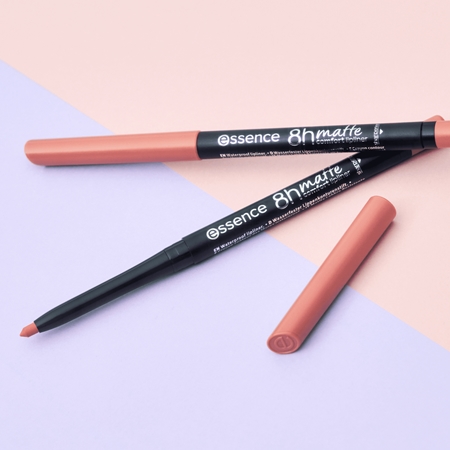 essence 8h Matte Comfort Ματ λάινερ χειλιών με ξύστρα