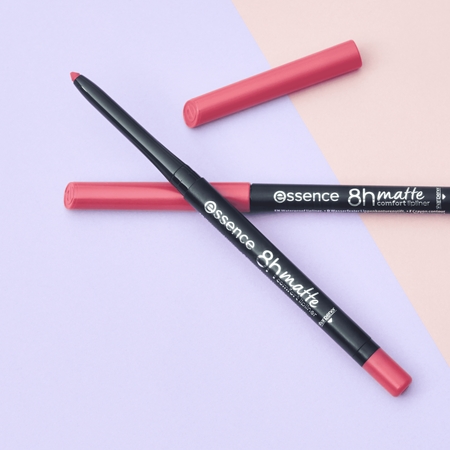 essence 8h Matte Comfort matt lip liner with sharpener