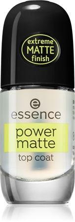 Essence Power Matte gel nadlak za mat videz