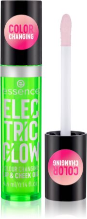 Essence Electric Glow huile lèvres et joues