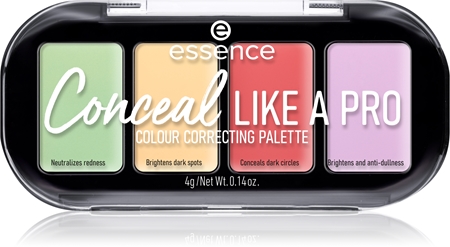 essence CONCEAL like a PRO paleta korektorů