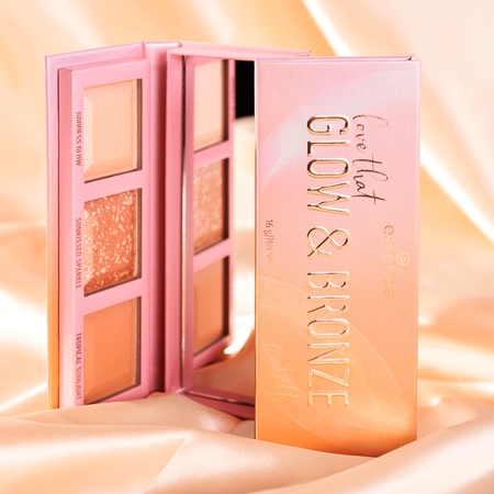 essence love that GLOW & BRONZE palette contouring