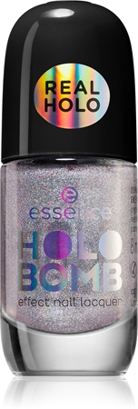 essence HOLO BOMB lak za nokte s holografskim efektom