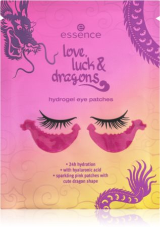 essence love, luck & dragons Hidrogēla acu maska
