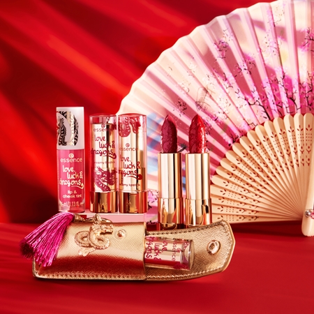 essence love, luck & dragons creamy lipstick